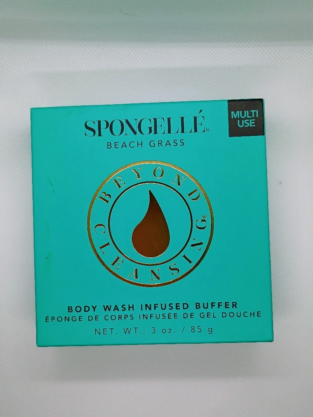 Beach Grass Body Wash Infused Buffer - Turquoise